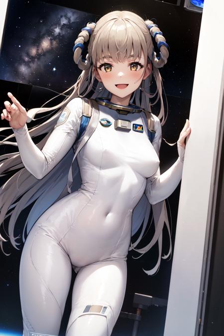 2496837-3837504706-masterpiece, best quality, absurdres, perfect anatomy, 1girl, solo, Pope Joan, long hair, hair rings, (astronaut suit_1.2), dutc.png